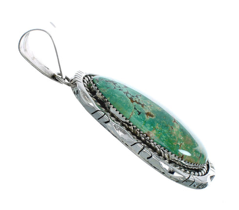 Navajo Native American Turquoise Sterling Silver Pendant NN20057
